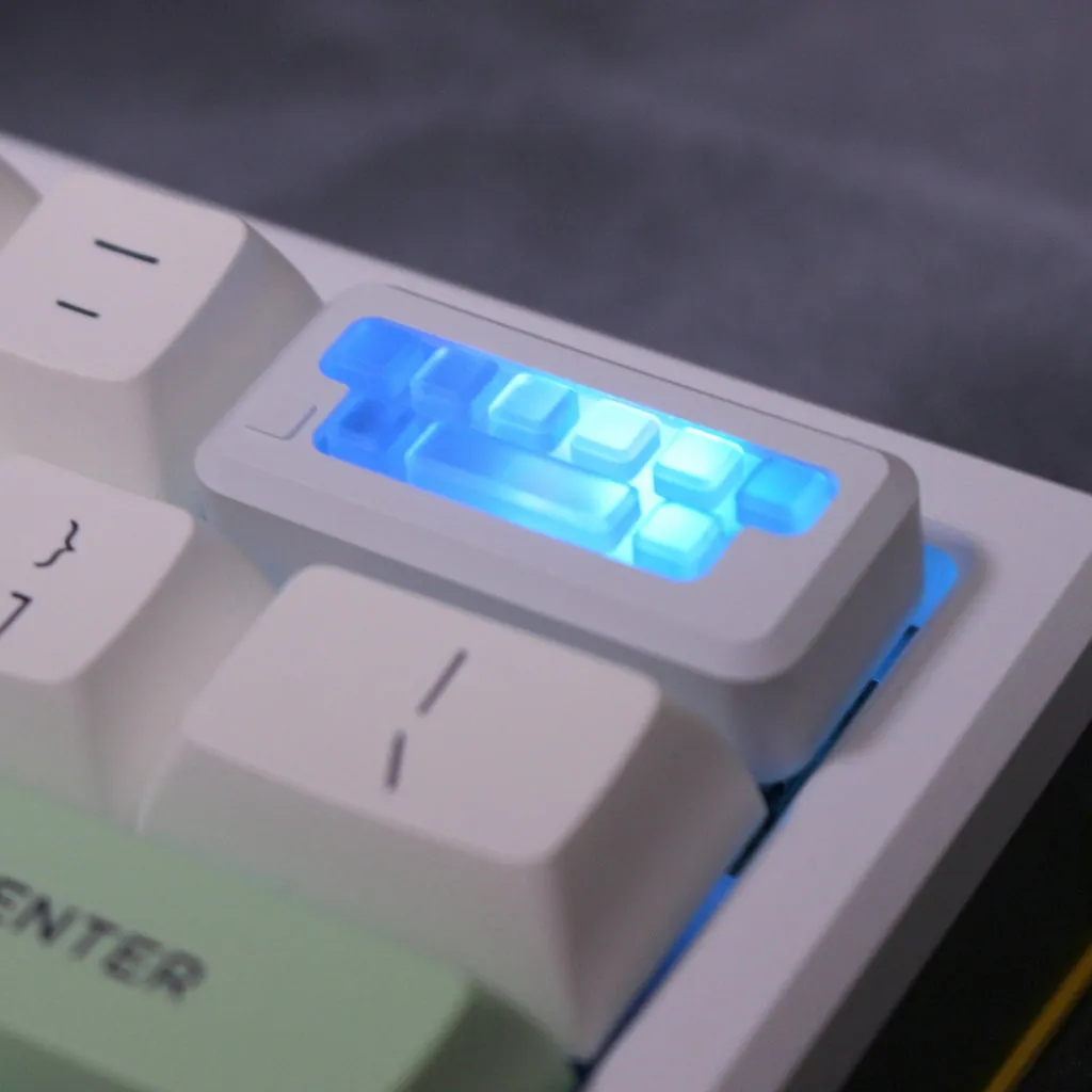 [GBEXTRAS]  Cary X F0T1 Novelty VE C11 Keycap aluminium white black backlit