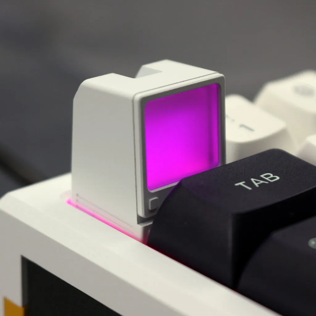 [GBEXTRAS]  Cary X F0T1 Novelty VE C11 Keycap aluminium white black backlit