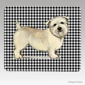 Glen of Imaal Terrier Houndstooth Mouse Pad