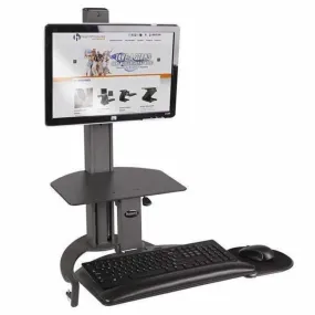 HealthPostures Black Taskmate Go Single 6300, Desk Converter, HP-6300