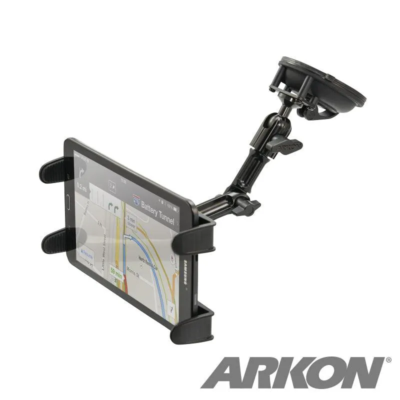 Heavy-Duty Multi-Angle Slim-Grip® Tablet Suction Mount with 8" Arm