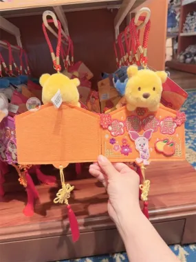 HKDL - Chinese Lunar New Year 2025 Collection x Winnie the Pooh & Scrump New Year Decoration Plush Fai Chun "Good health"