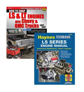 How to Swap LS & LT Engines into Chevy & GMC Trucks: 1960-1998 & LS Series Engine Manual (2 Book Set)