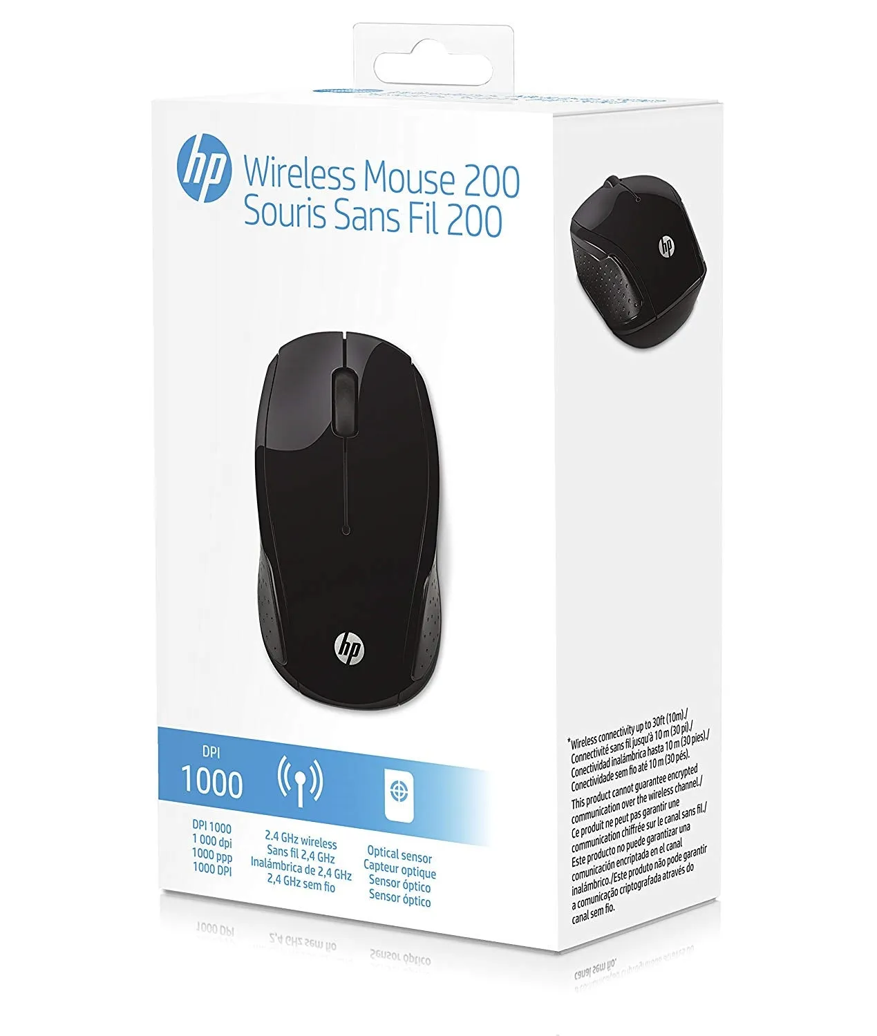 Hp 200 Black Wireless Mouse