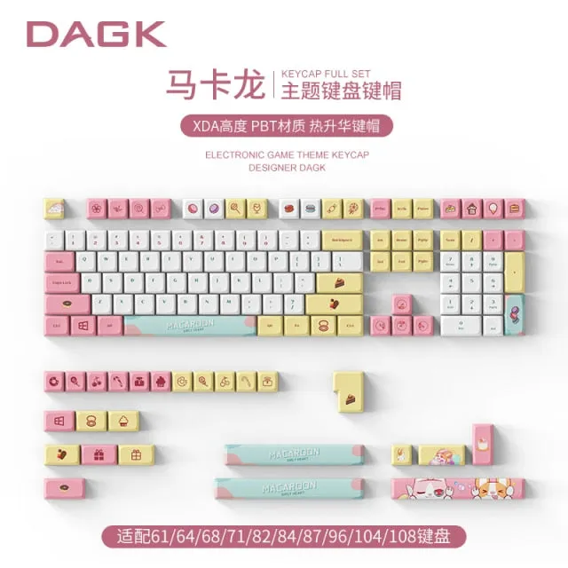 kawaii pink Keycaps