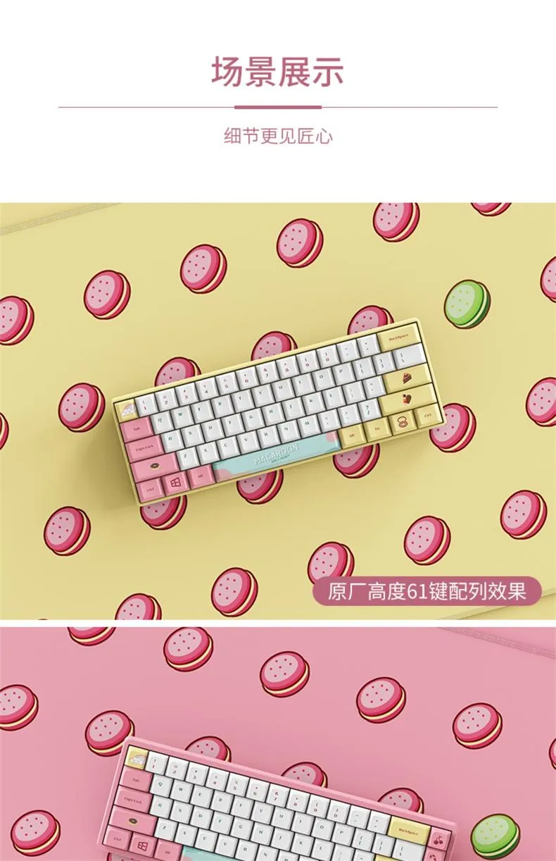 kawaii pink Keycaps