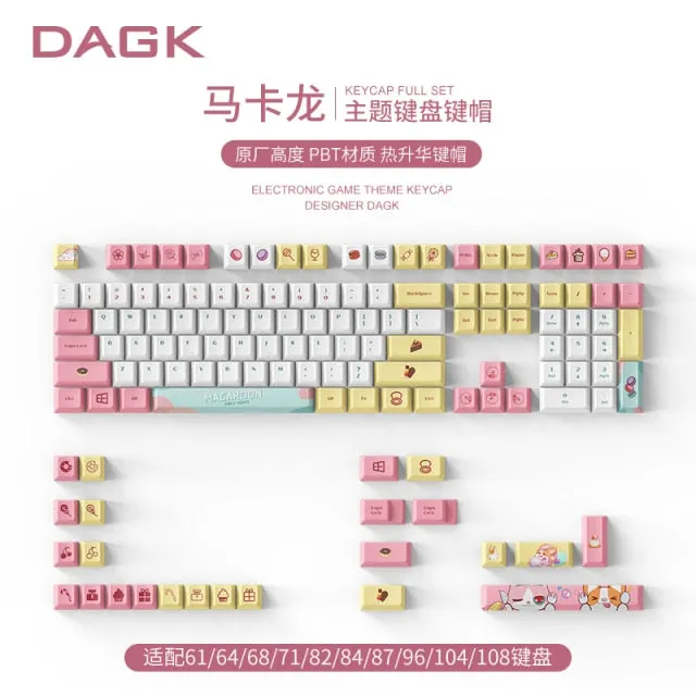 kawaii pink Keycaps