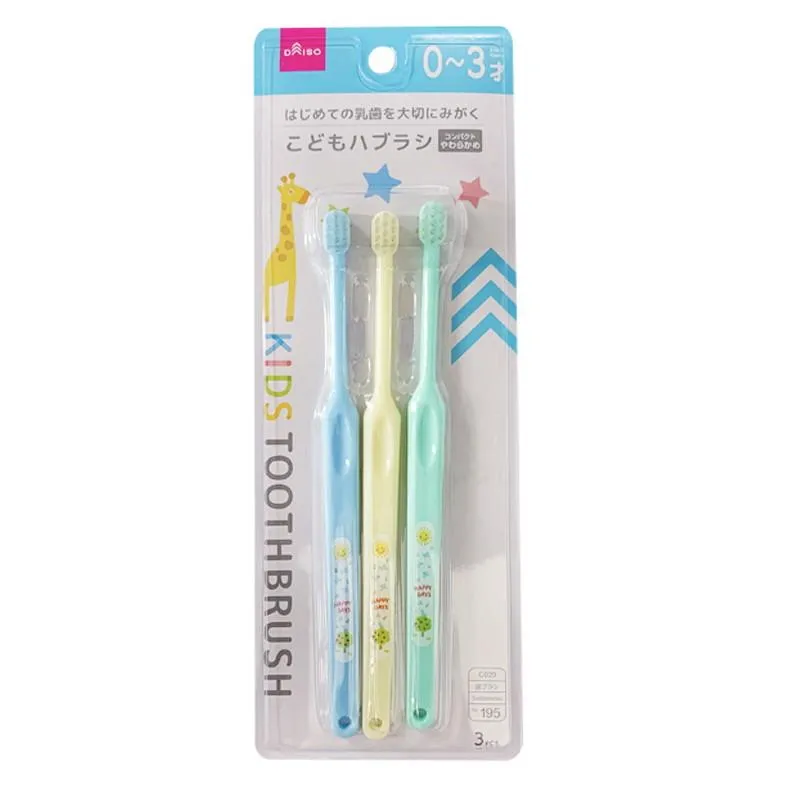 Kids Toothbrush 0 To 3 Years 3Pcs