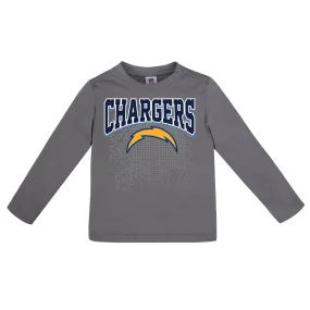 LA Chargers Boys Long Sleeve Tee Shirt