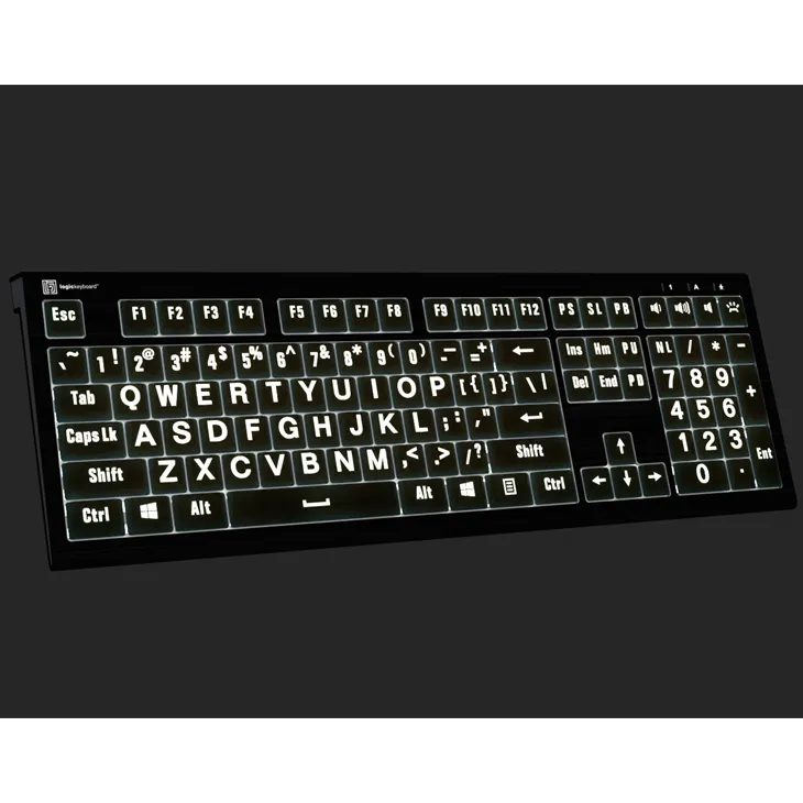 LargePrint Keyboard - Backlit