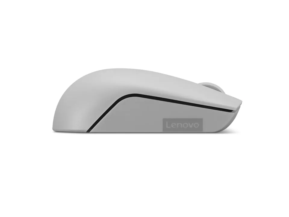 Lenovo 300 Wireless Compact - Mouse - With Battery - Optical - 3 Buttons - Wireless - 2.4 Ghz - Usb Wireless Receiver -