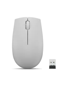 Lenovo 300 Wireless Compact - Mouse - With Battery - Optical - 3 Buttons - Wireless - 2.4 Ghz - Usb Wireless Receiver -