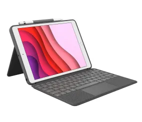 Logitech Combo Touch - Keyboard And Folio Case - With Trackpad - Backlit - Apple Smart Connector - Qwerty - Uk - Graphit