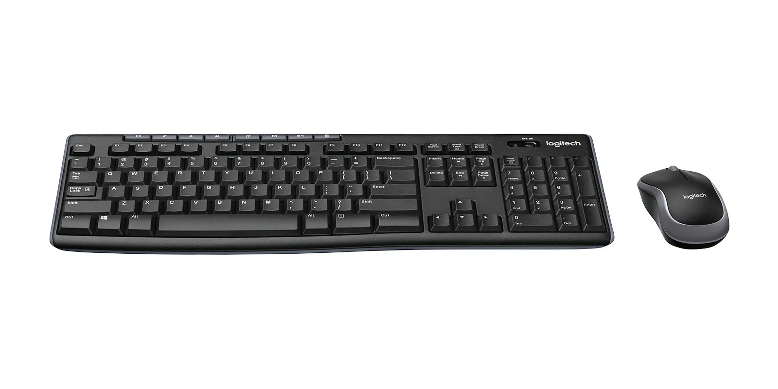 Logitech Keyboard And Mous-Set Mk270 - Black