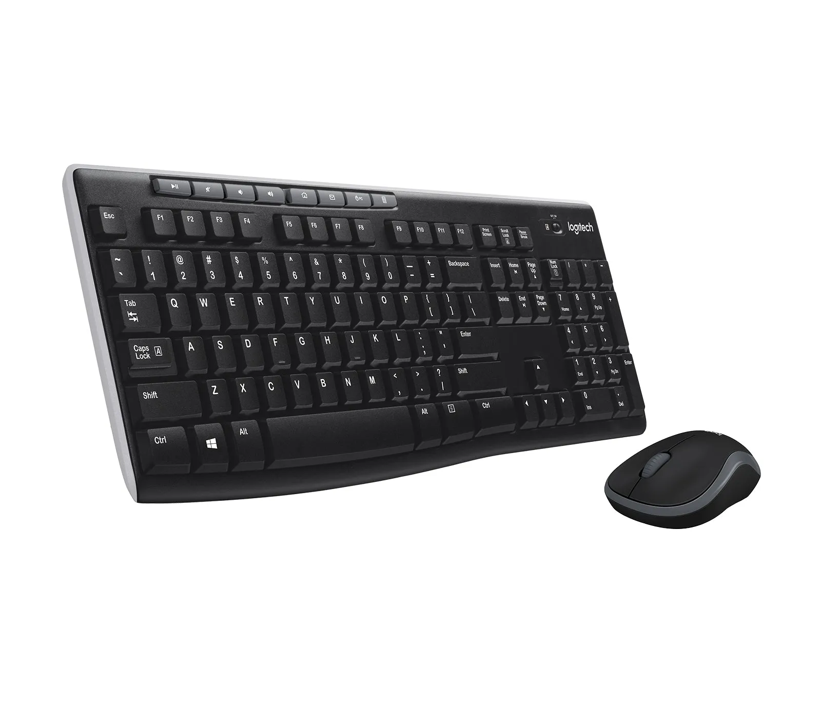 Logitech Keyboard And Mous-Set Mk270 - Black