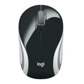 Logitech M187 Ultra Portable Wireless Mouse, 2.4 GHz with USB Receiver, 1000 DPI Optical Tracking - Black