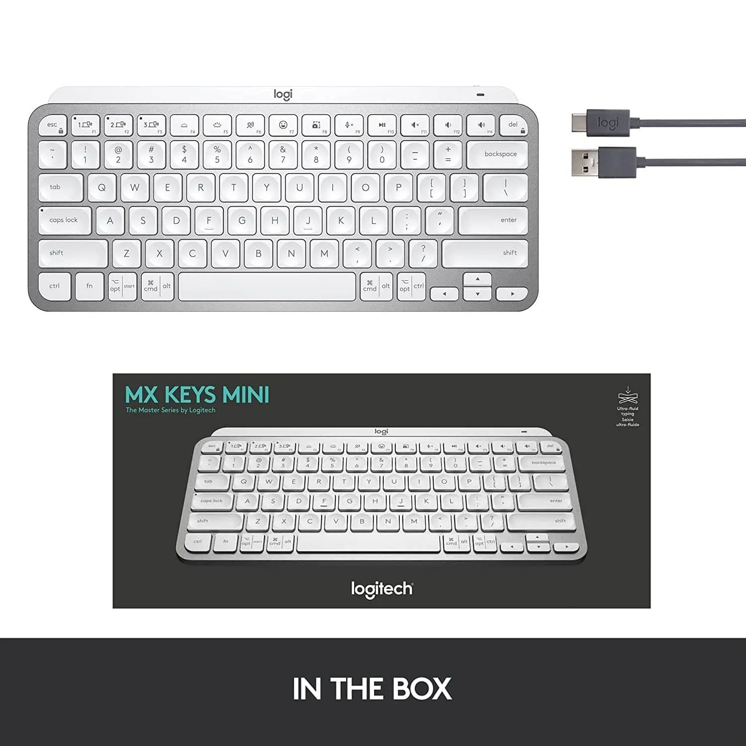 Logitech MX Keys Mini Wireless Bluetooth Keyboard