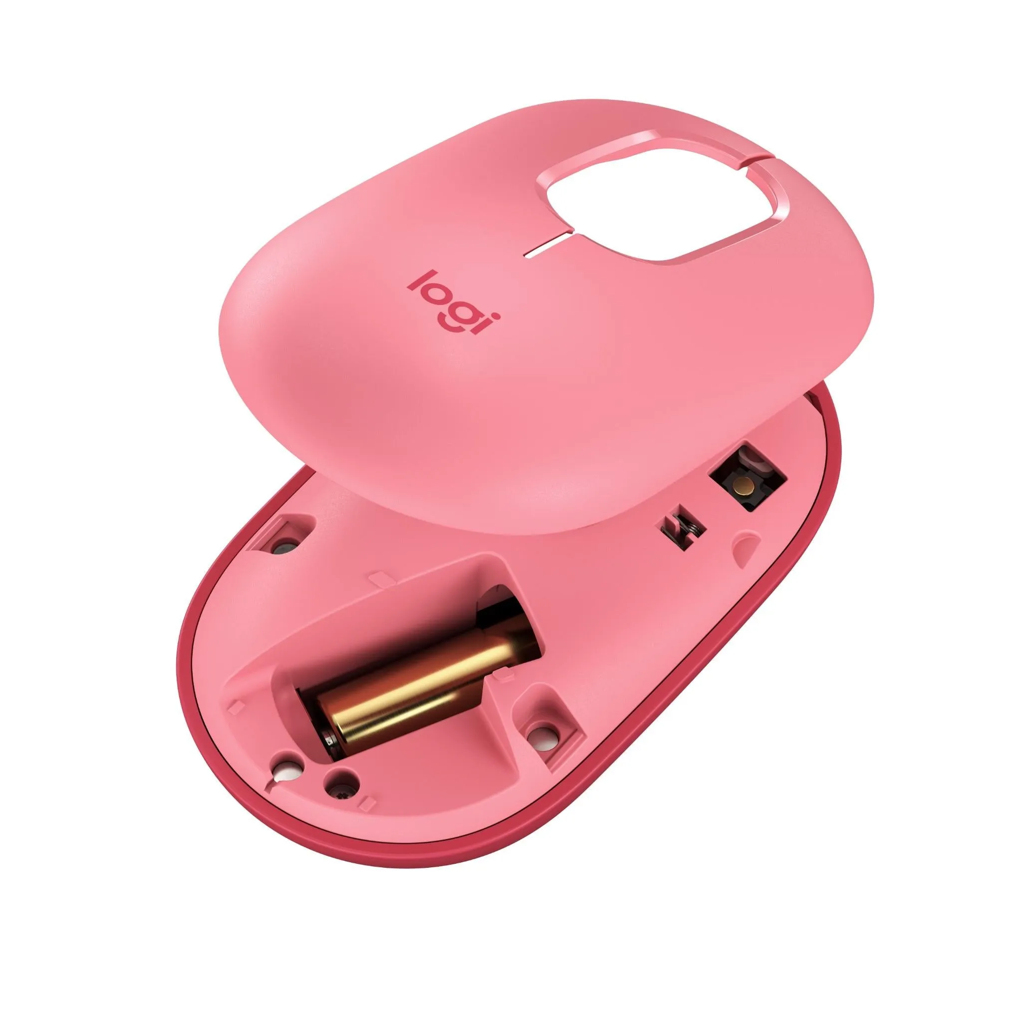 Logitech POP Mouse with Emoji (Heartbreaker Rose)