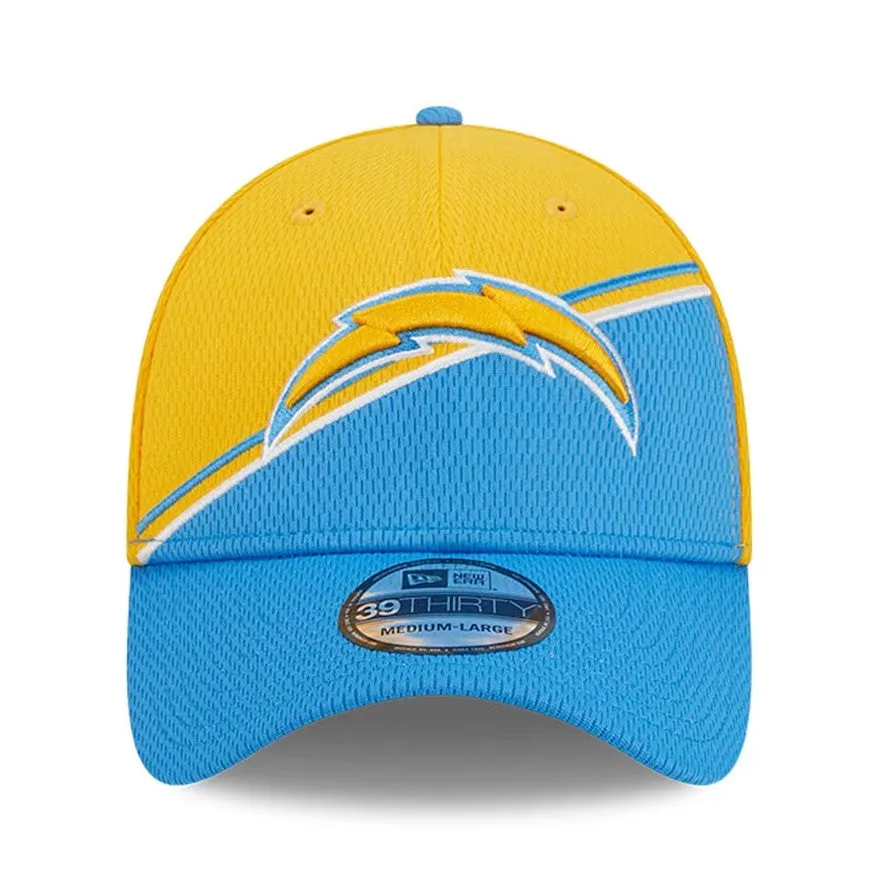 Los Angeles Chargers 2023 Sideline 39THIRTY Flex Hat - Gold/Powder Blue