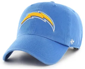 Los Angeles Chargers Adult 47 Brand Raz Clean Up Adjustable Hat