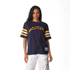 Los Angeles Chargers Drop Shoulder SS Tee - Navy