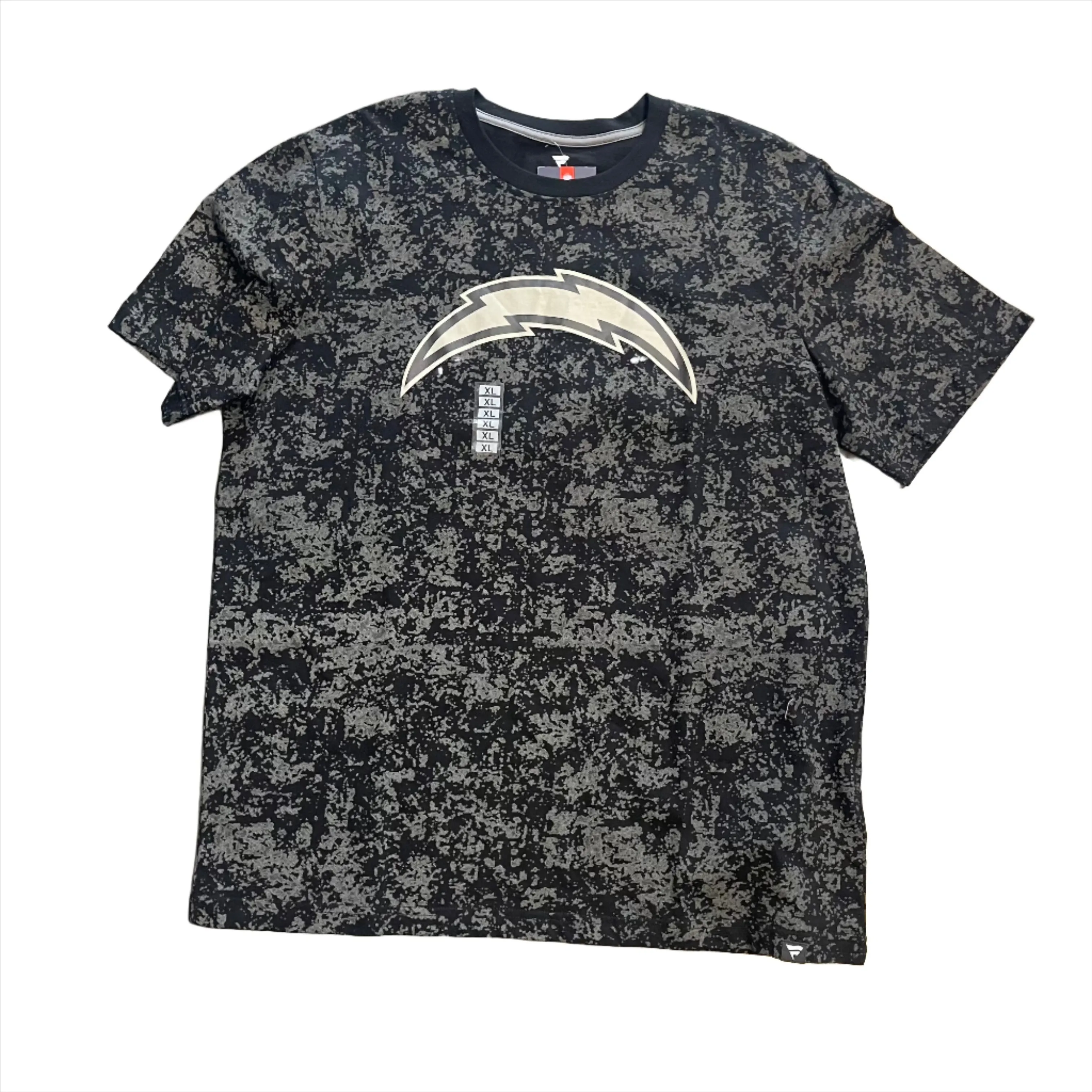 Los Angeles Chargers Shadow T-Shirt - Black