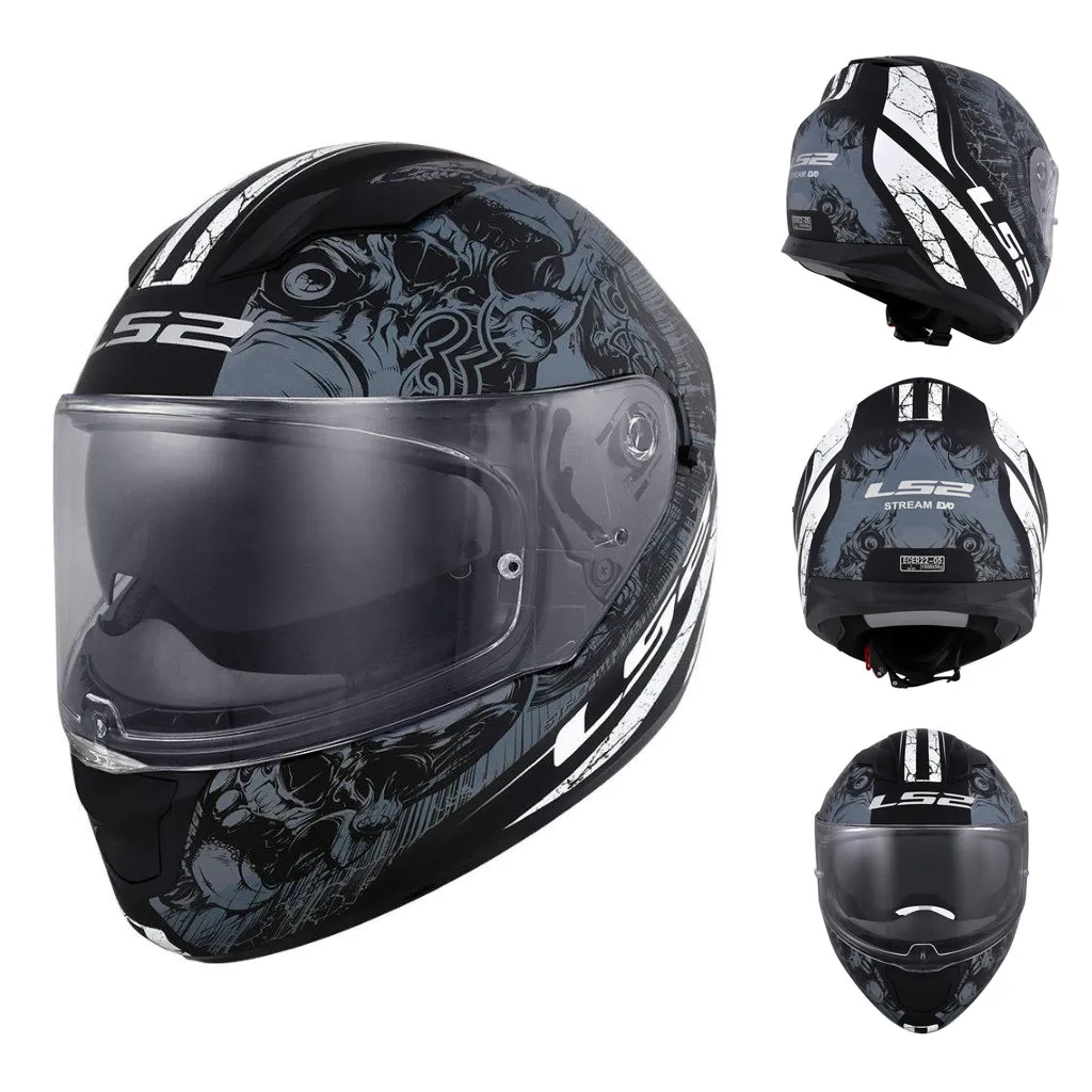 LS2 FF320EVO STREAM MOTORCYCLE FULL FACE HELMET