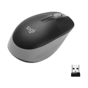 M190 Full-Size Wireless Mouse Grey