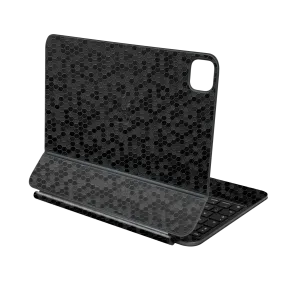 Magic Keyboard for iPad Pro 11” (M4, 2024) LUXURIA BLACK HONEYCOMB 3D TEXTURED Skin