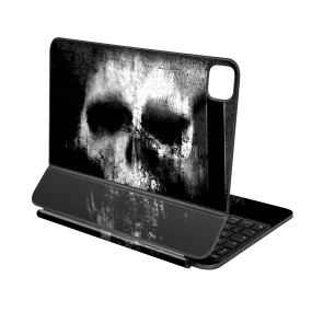 Magic Keyboard for iPad PRO 13” (M4, 2024) SIGNATURE Horror Black & White SKULL Skin