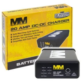 Mean Mother 4X4 DC-DC 20Amp Battery Charger Solar Compatible MMDCL20S