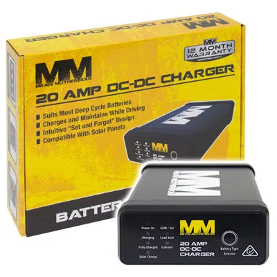 Mean Mother 4X4 DC-DC 20Amp Battery Charger Solar Compatible MMDCL20S