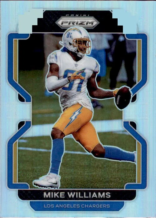 Mike Williams, Silver Prizm, 2021 Panini Prizm Football NFL