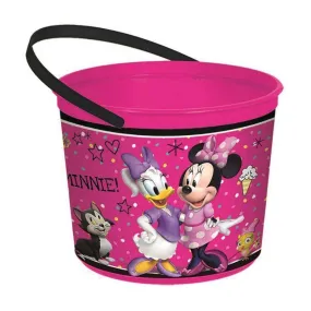 Minnie Mouse Happy Helpers Plastic Favor Container - 12cm x 16cm