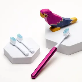 NEW Kids Pink Toothbrush   2 brush heads