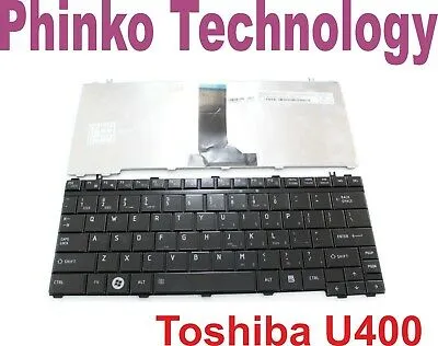 New Toshiba US Keyboard for Satellite U400 U400-108 U400-10I U400-10J Black