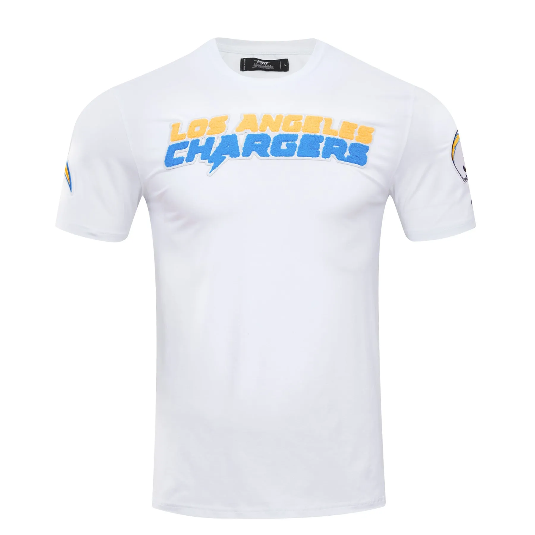 NFL LOS ANGELES CHARGERS CLASSIC CHENILLE MEN'S TEE (WHITE)