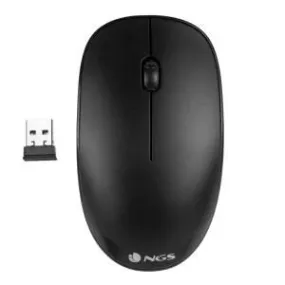 NGS Mouse Wireless Fog 1000dpi 2 tasti Nero