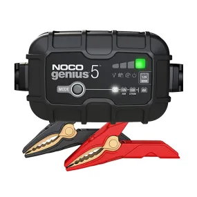 NOCO GENIUS5 MOTORCYCLE BATTERY CHARGER 5AMP