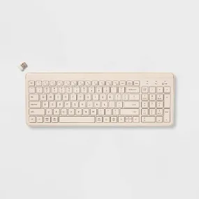 Open Box - Bluetooth Keyboard - heyday Stone White