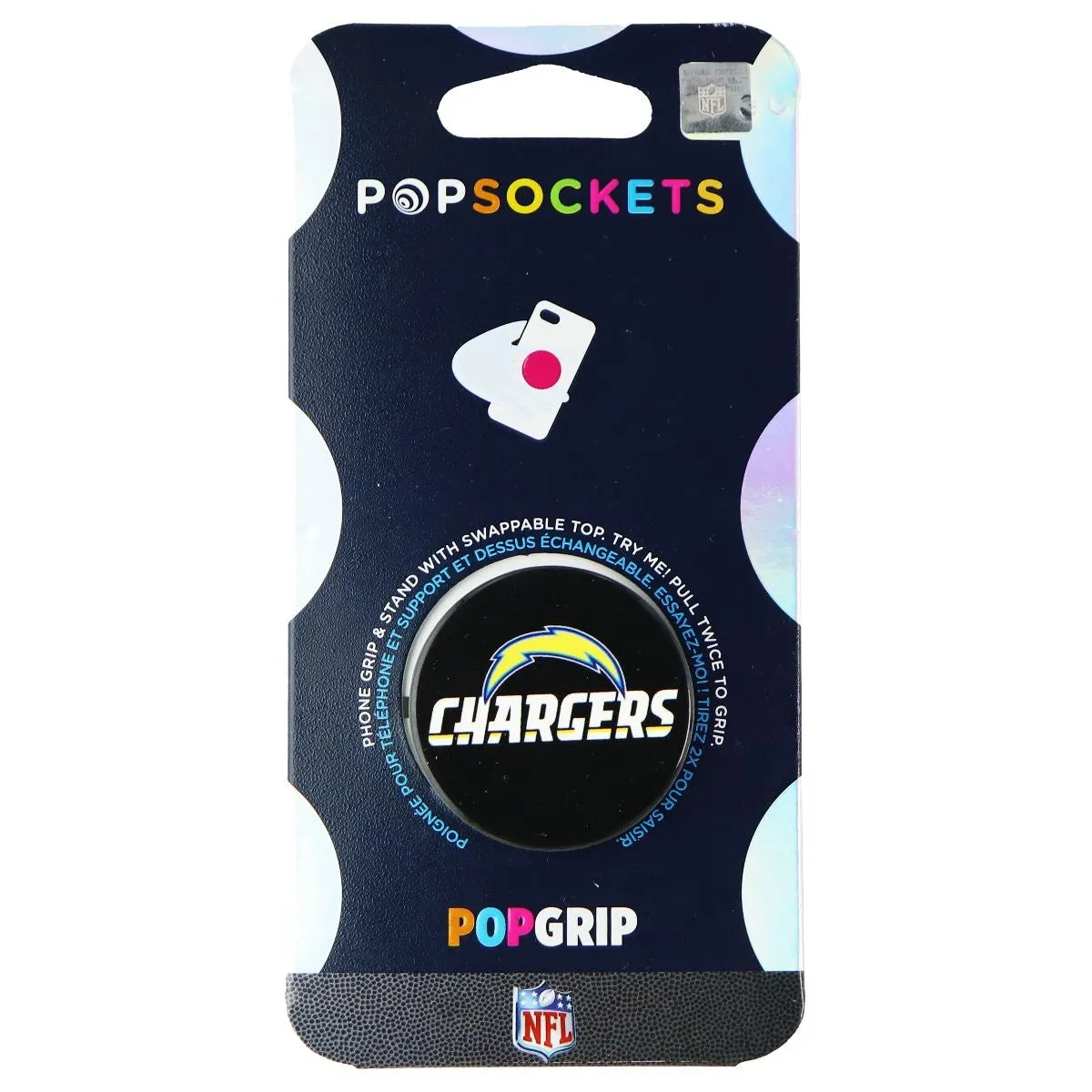 PopSockets PopGrip with Swappable Top for Phones - Los Angeles Chargers