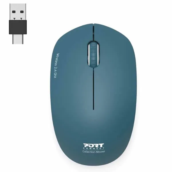 Port Connect WIRELESS Mouse Colledction II - Saphir