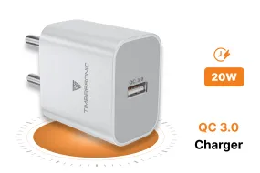 POWERPACK TS 20W QC 3.0 | Compact Quick Charge Enabled Powerbrick