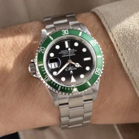 Rolex Submariner Date 16610LV 50th Anniversary Green Bezel