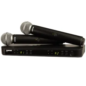 Shure BLX288/SM58-H10 Dual Channel Handheld Wireless System with (2) SM58 Handheld Mics (542-572 MHz)