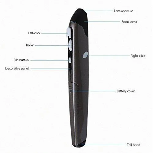 SMILEDRIVE WIRELESS PRECISION PEN MOUSE WITH FREE STAND- MUST HAVE FOR GRAPHIC DESIGNERS