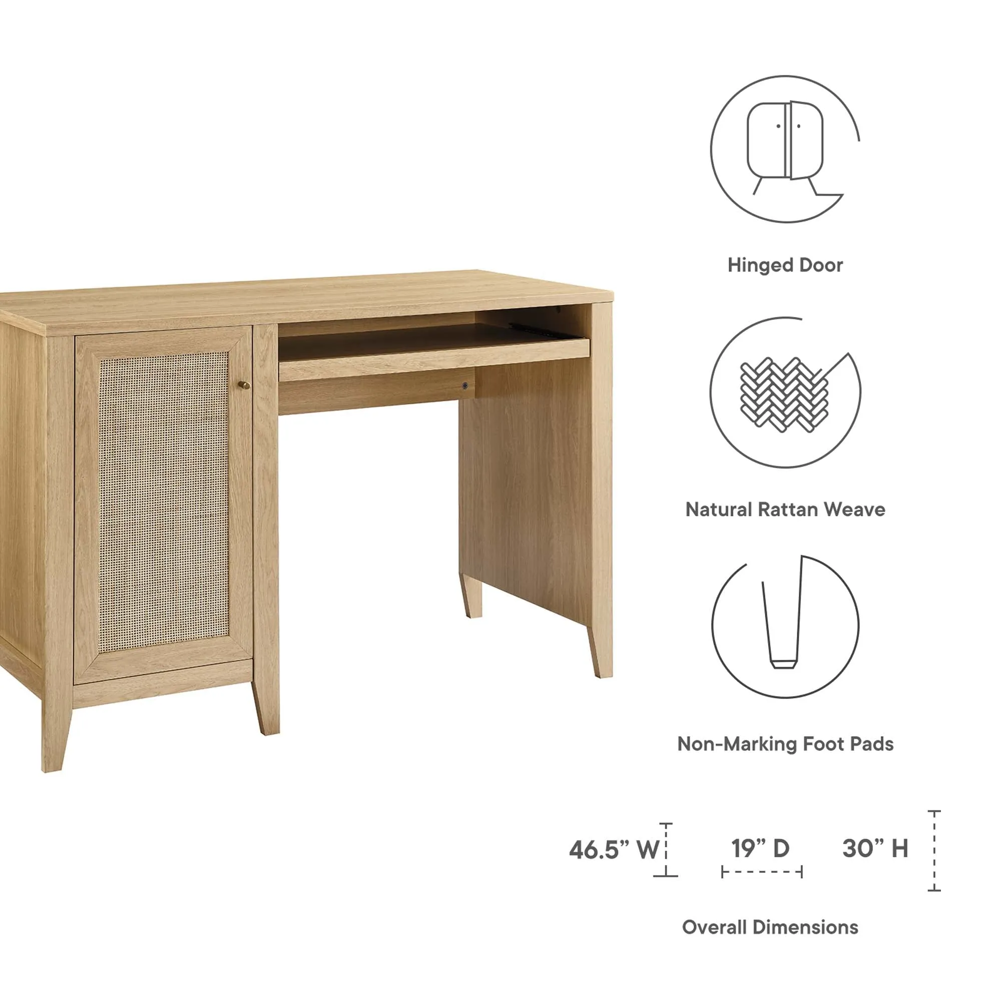 Soma 47" Office Desk by Modway