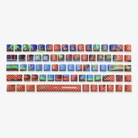 Sonic x Higround Green Hill Zone 68 Keycap set - 65% Size