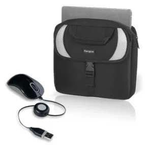 Targus Sport Neoprene Netbook Case & Travel Mouse Bundle