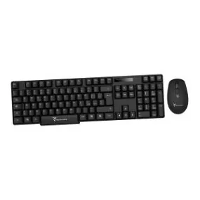 Techmade Kit Tastiera   Mouse Wireless senza Filo Black